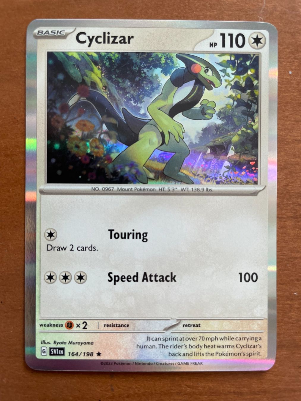 Pokémon Sammelbilder & Trading cards: Pokemon Cyclizar Holo ENG (Versand gratis) – Neu (gemäss Beschreibung) aus Chur von Angerson