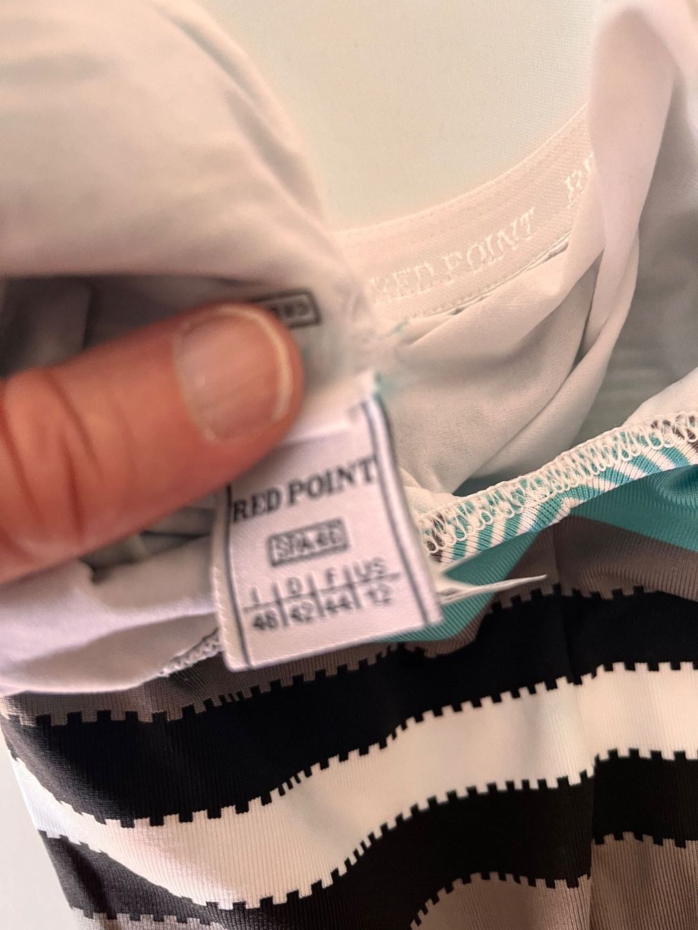 Costumi da bagno & Bikini: RED POINT, Badekleid, Grösse 42B, Farbe Türkis/Grau – Nuovo e nell'imballaggio originale da Rudolfstetten venduto da gst_g7xl 8