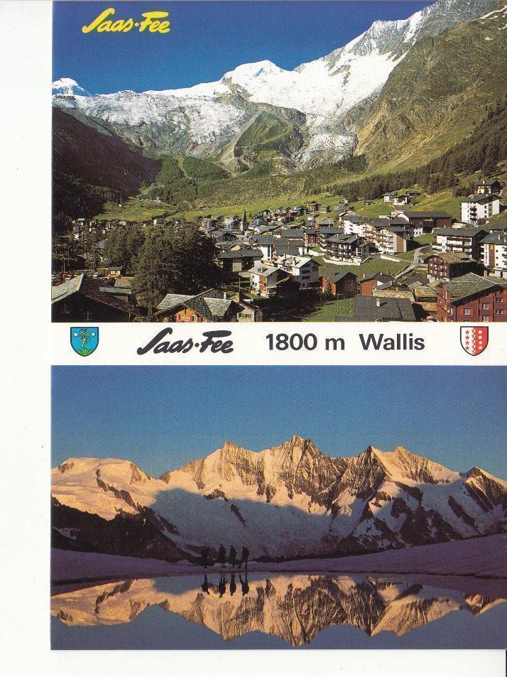 Cartoline postali: Saas Fee 1 um 1995 – Usato da Bürglen TG venduto da StampGraf