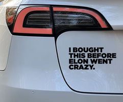 Elon Tesla - Hype Aufkleber - Limited Edition