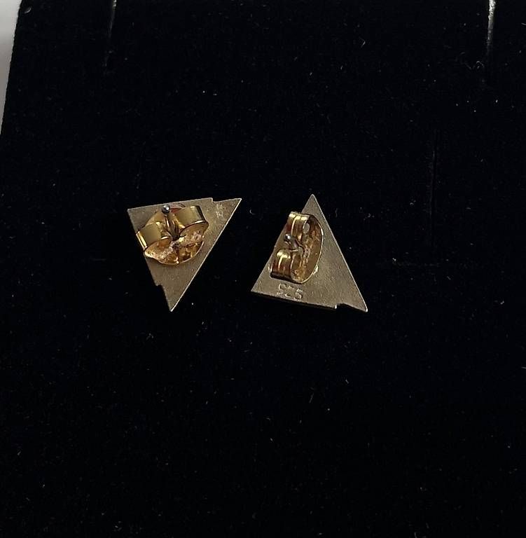 Orecchini pendenti & Orecchini a lobo: Ohrstecker Silber vergoldet – Usato da Ostermundigen venduto da Pehido22 1