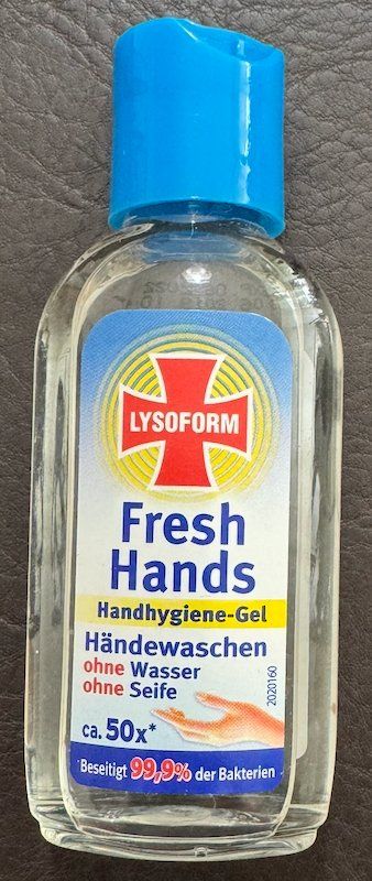 Idratazione: FRESH HANDS von LYSOFORM - Handhygiene Gel – Nuovo e nell'imballaggio originale da Wisen venduto da Tukta08