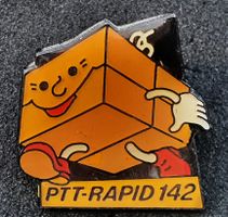 CC555 - Pin Die Post PTT - Rapid 142 Paket