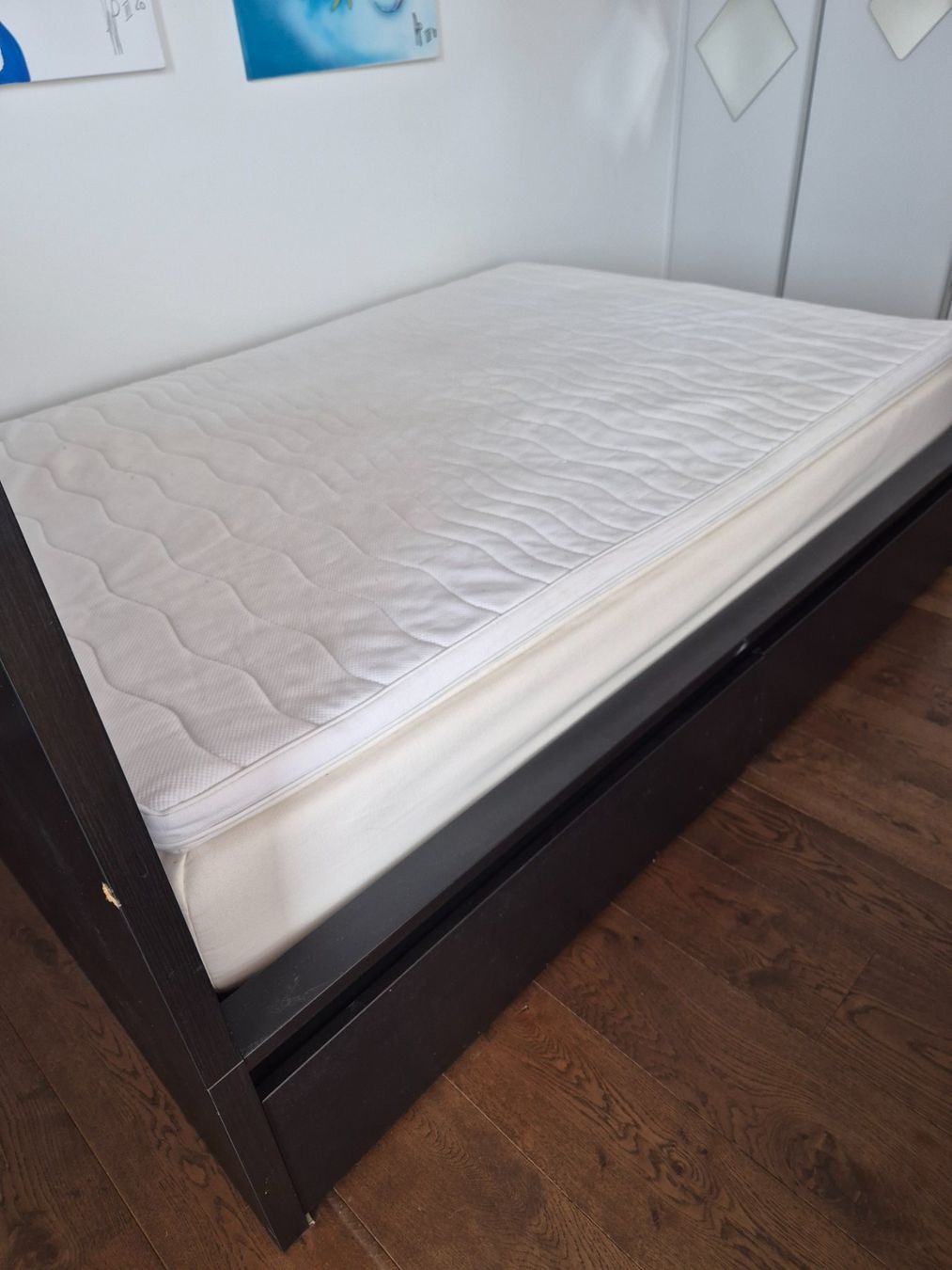 Ikea Letti: IKEA Bett, mit Lattenrost, Matratze und Schubladen – Usato da Langnau am Albis venduto da JoPoGreSi 3