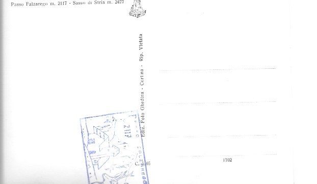 Cartoline postali: Falzarego-Pass mit Hexenstein (Dolomiten) – Nuovo (secondo la descrizione) da Altstätten SG venduto da alpalfa 1