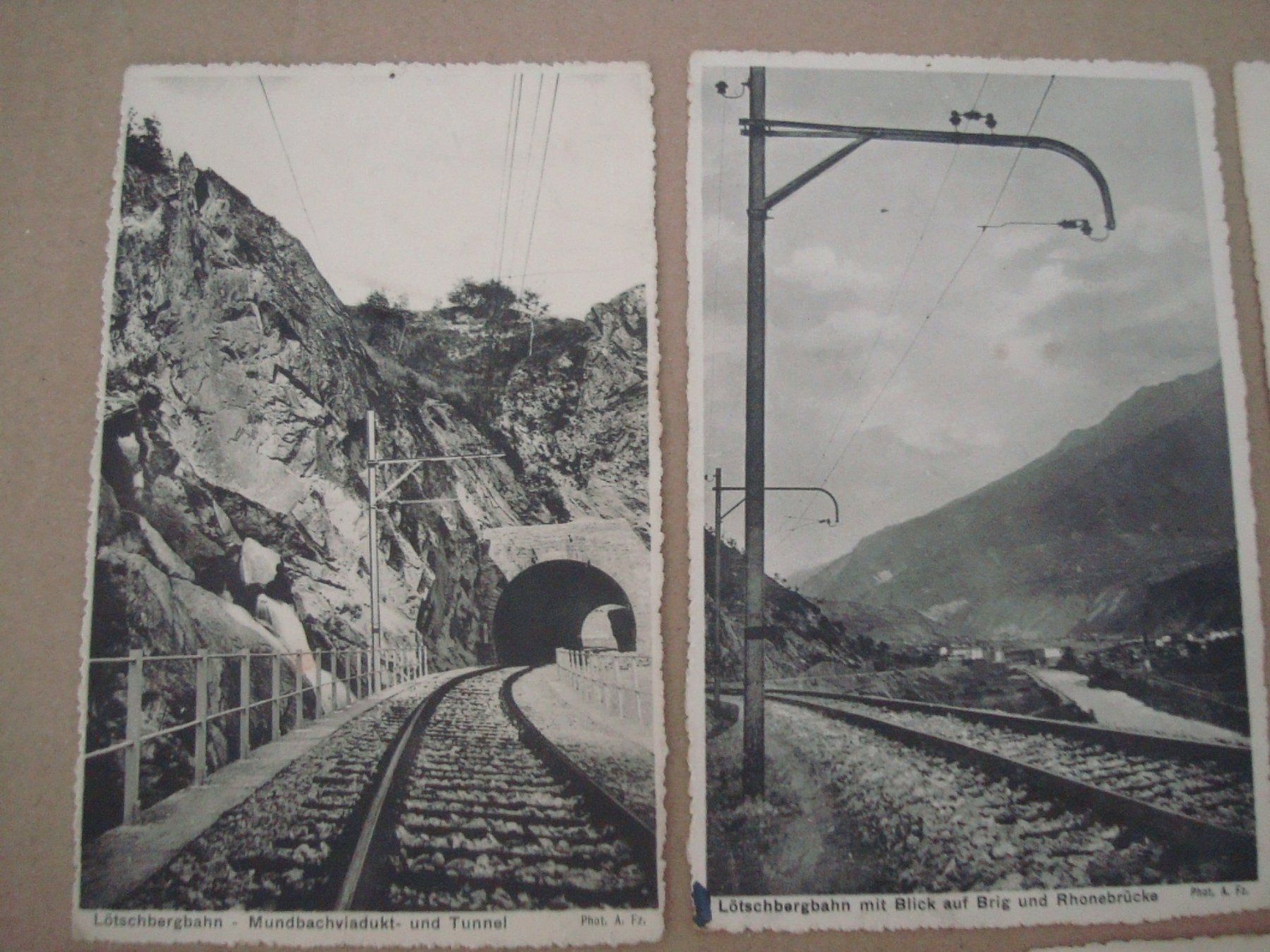 Cartes postales: 5 AK Lötschbergbahn - BLS - Eisenbahn – D'occasion à Neuenegg par flohcante 1