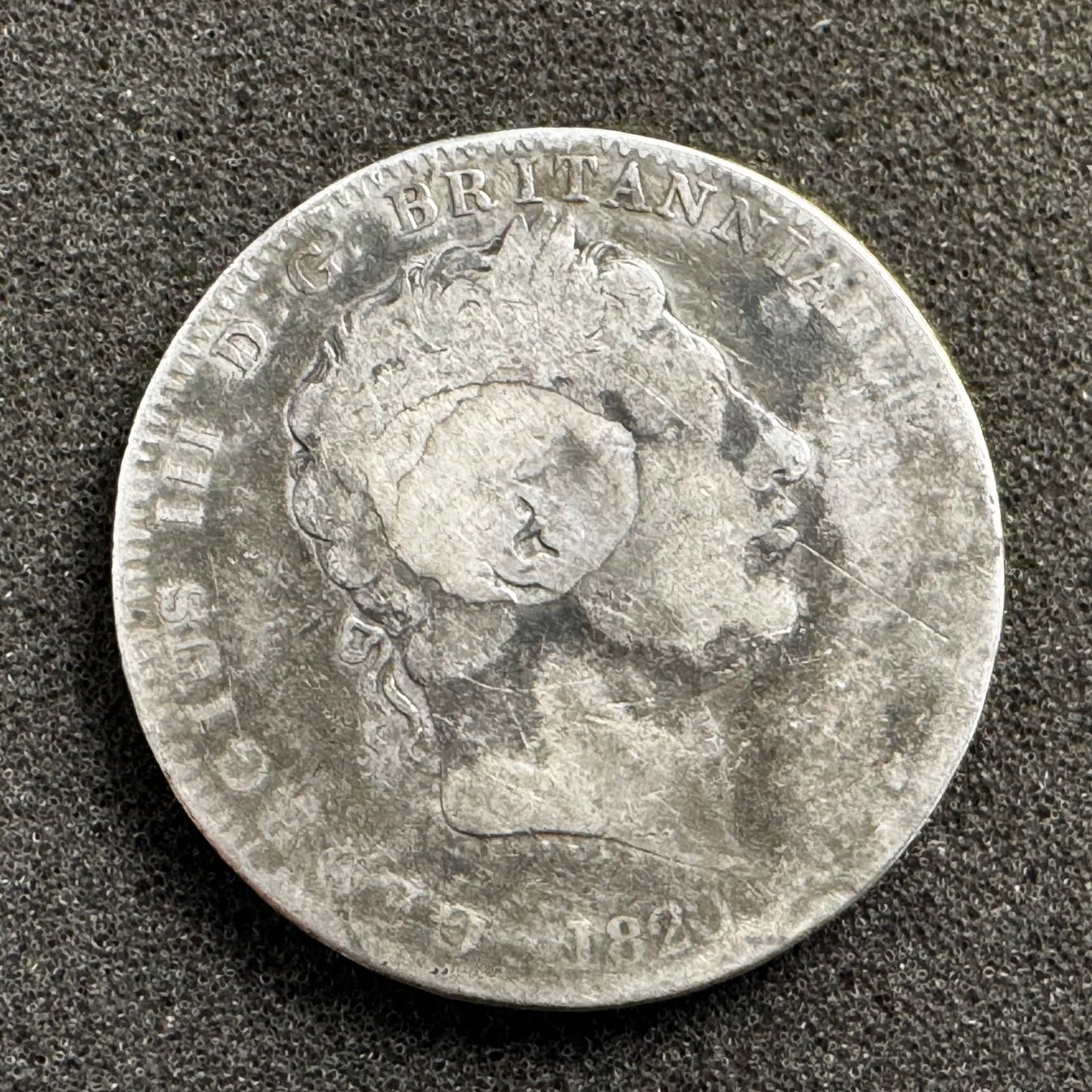 Tutti le monete: 1 Crown Silber England 1820 – Usato da Reitnau venduto da tb-muenzen 2