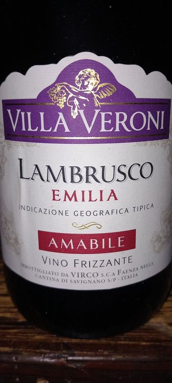 Villa Veroni Lambrusco Amabile Frizzante | Kaufen Auf Ricardo