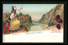 Litho Glarus, Klönthalersee, Glarnerin,