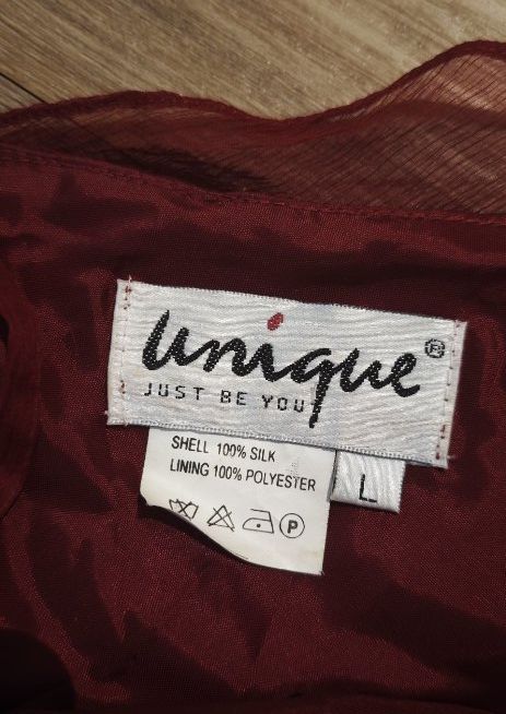 Vestiti: Rotes Seidenkleid mit Trägern von unique – Usato da Schübelbach venduto da ali_mgs8 3