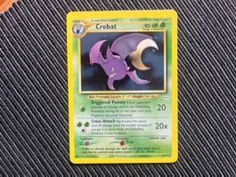 Pokemon Crobat Holo Neo Revelation englisch