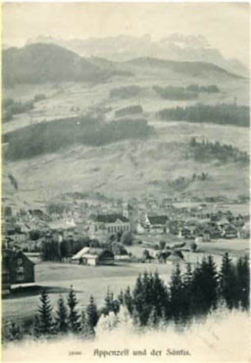 Ansichtskarten: Appenzell und der Säntis – Gebraucht aus Ottikon b.Kemptth. von Neptun1974