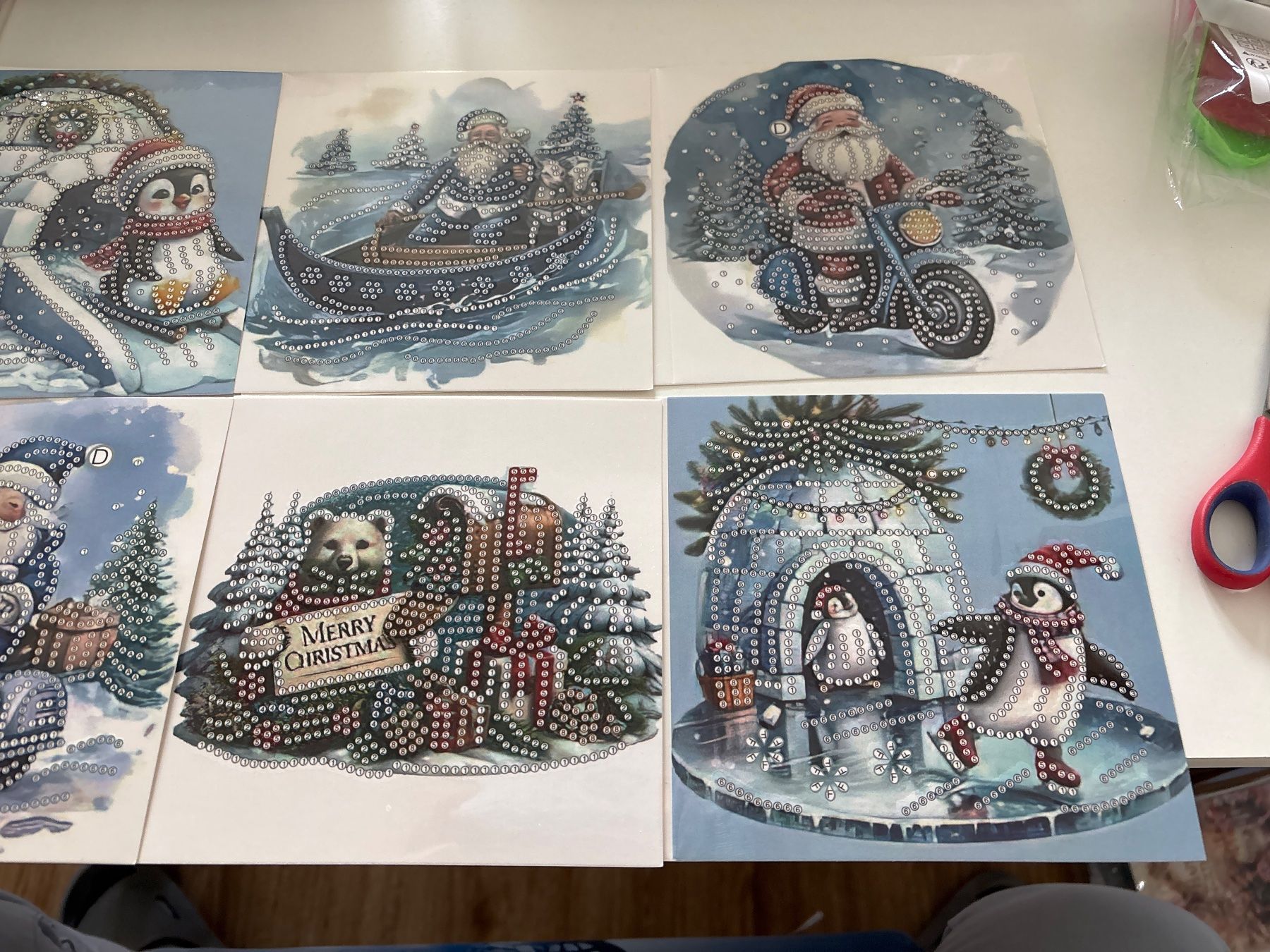 Kit bricolage: Diamont Painting 12 Karten – Nuovo e nell'imballaggio originale da Amriswil venduto da SCHLOSSGEISTLI 2