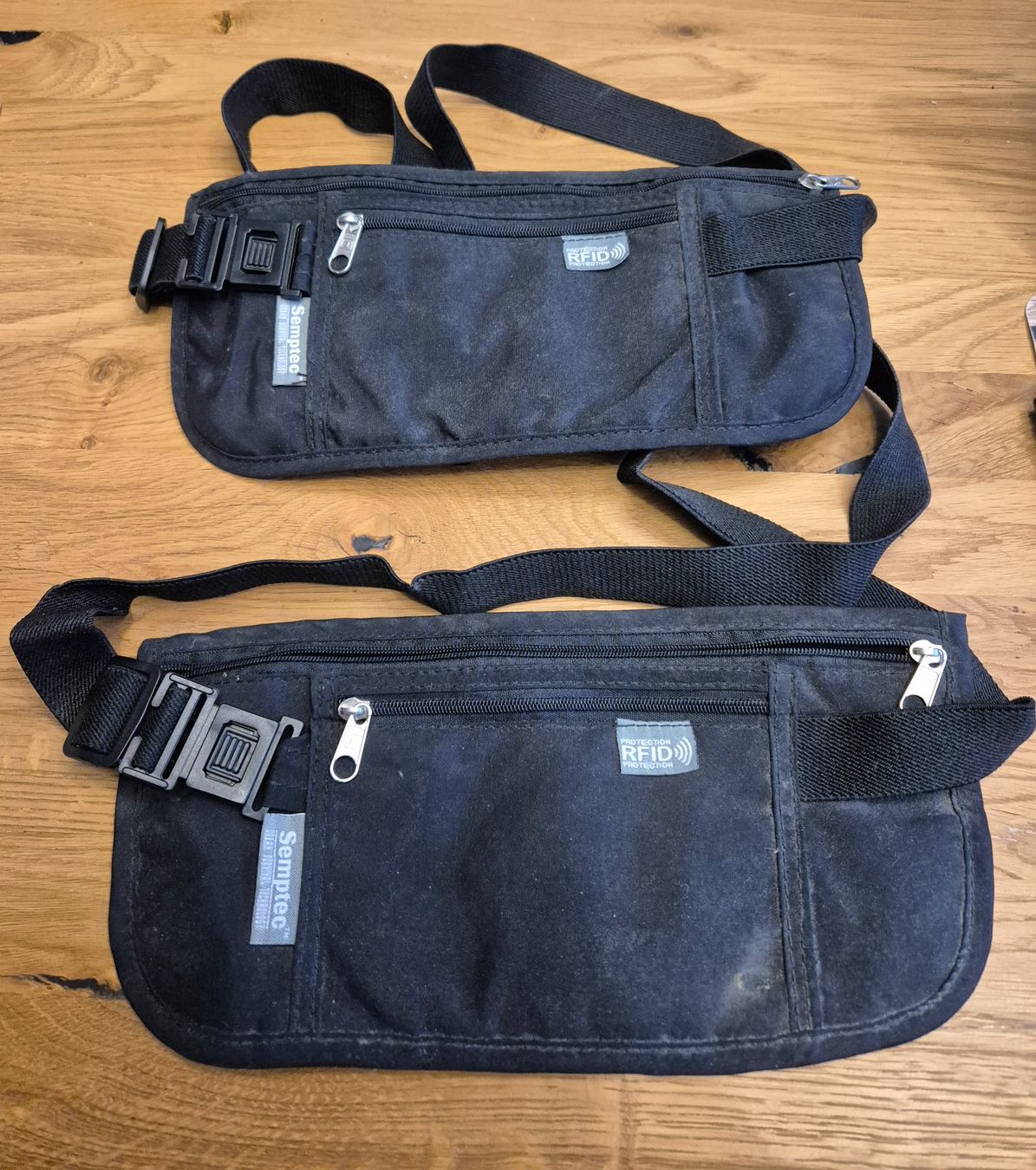 Taschen: Geldgurt, Bauchtasche, RFID Schutz, Semptec, 2 Stück – Gebraucht aus Zeiningen von Carettacaretta69