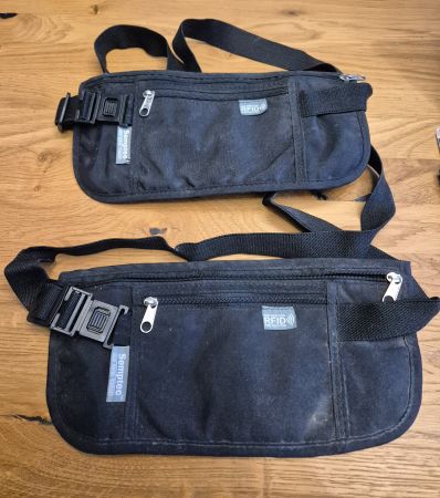 Geldgurt, Bauchtasche, RFID Schutz, Semptec, 2 Stück