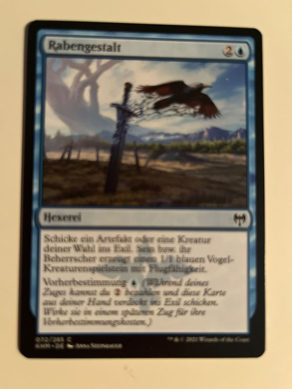 Magic The Gathering Carte collezionabili: 1 x Rabengestalt - Magic: The Gathering - MtG – Usato da Kriens venduto da Shadi1980