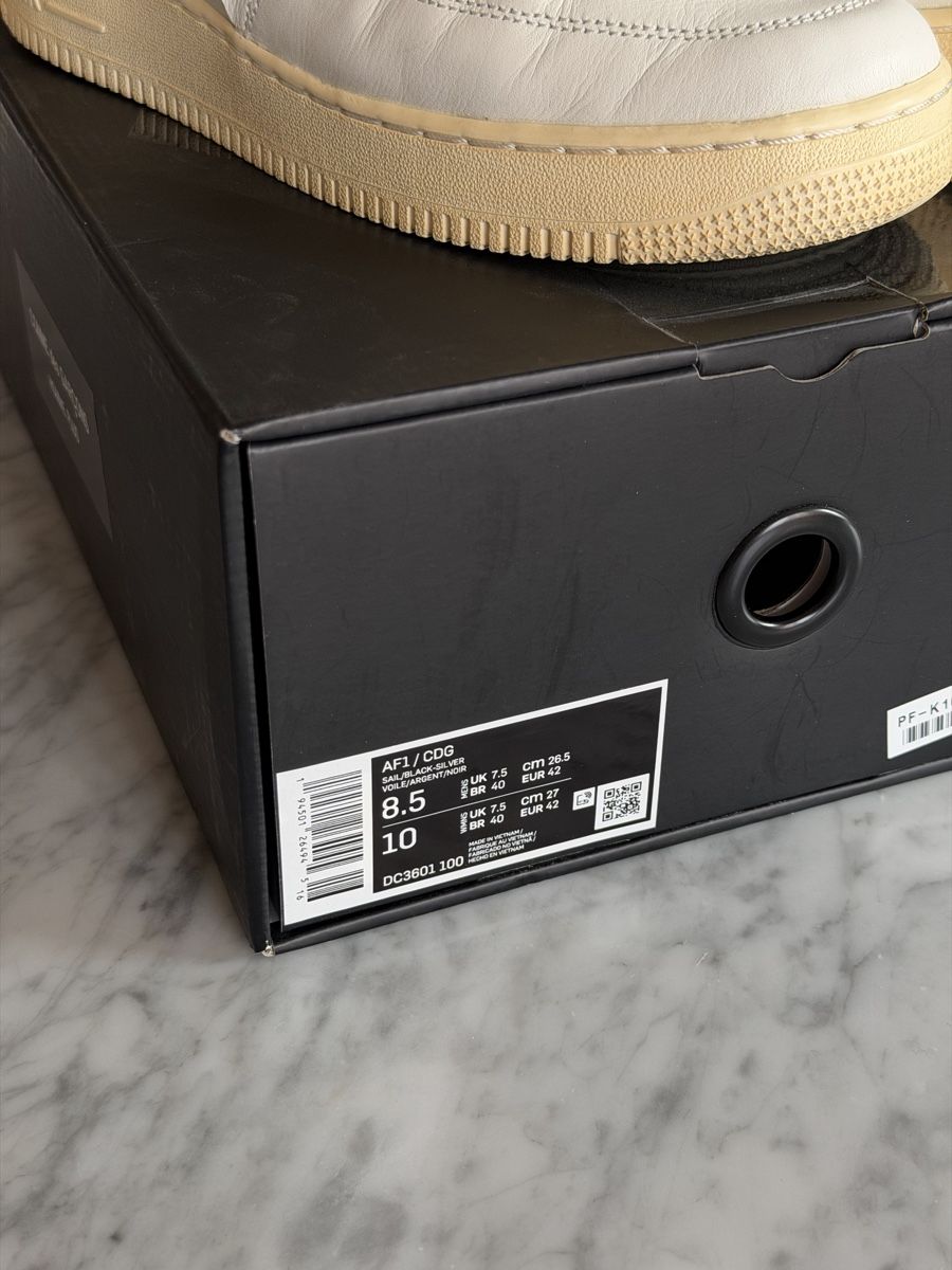 Nike Scarpe da uomo: Nike Air Force 1 Mid x Comme des Garçons – Usato da Baden venduto da GregK02 5