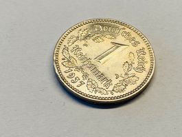 1937 Reichsmark Deutsches Reich 5 Gramm Münzzeichen A TOP ++