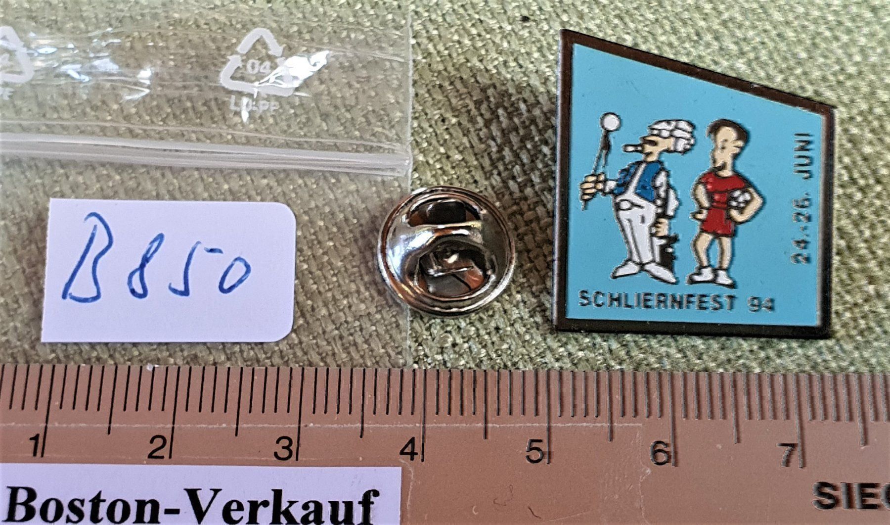 Plaketten & Abzeichen: B850 - Pin Schliernfest Juni 1994 CH – Gebraucht aus Reinach BL von Boston-Verkauf 3