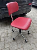 Chaise de Bureau Vintage Stoll Giroflex Rouge  Années 70-80