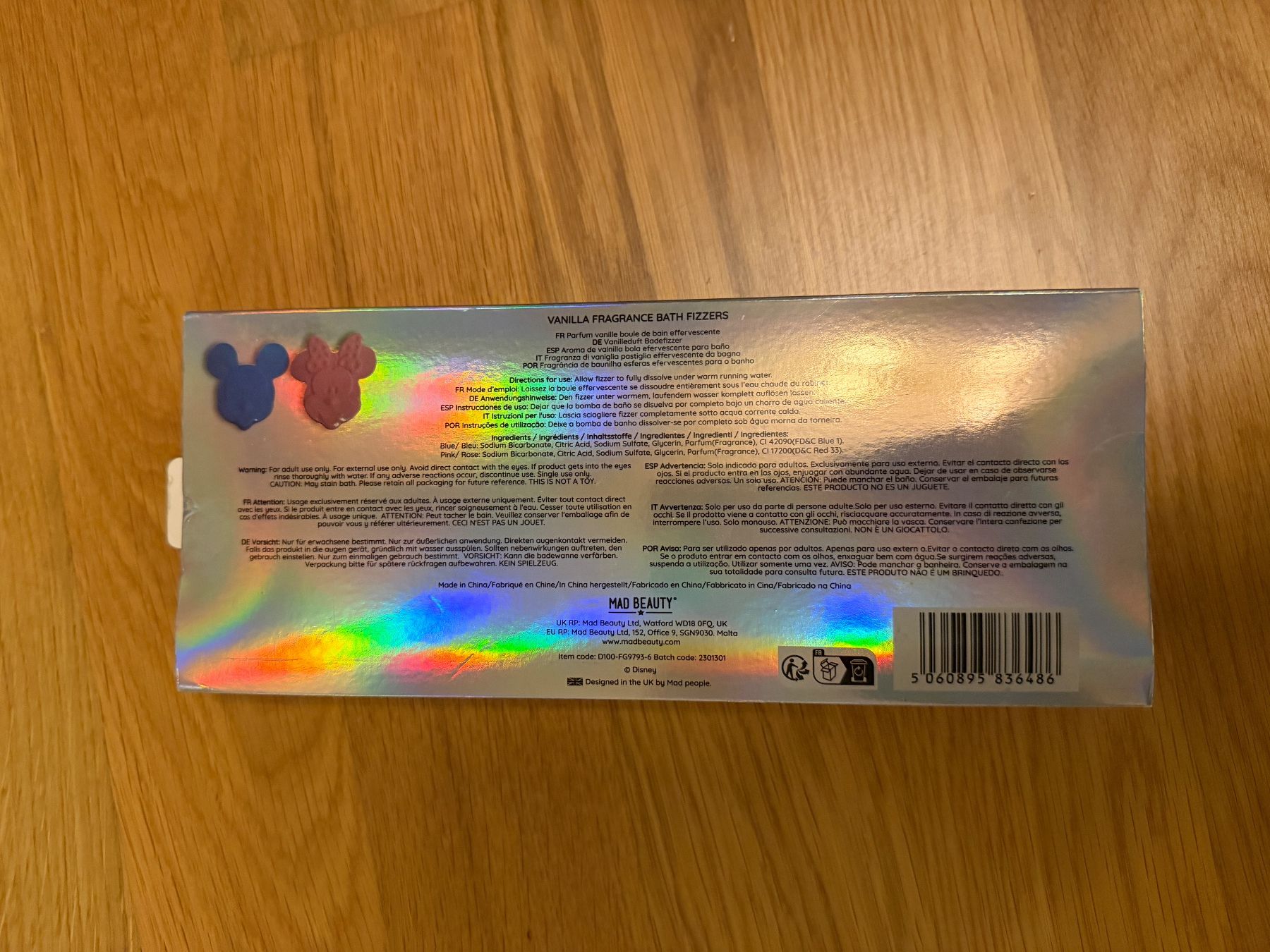 Altro per la cura del corpo: Mickey & Minnie Badekugeln, Neu, Originalverpackt! – Nuovo e nell'imballaggio originale da Zürich venduto da fresh0001 1