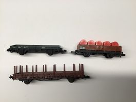 Modelleisenbahn Güterwagen N 3X