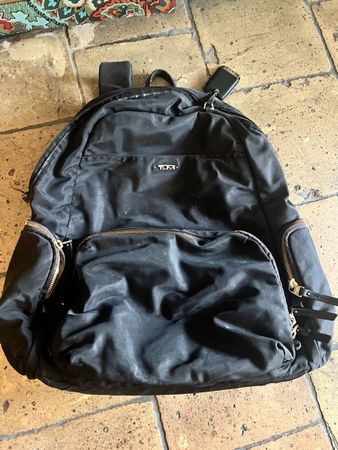 TUMI Black Backpack – Good Pre-Owned Condition