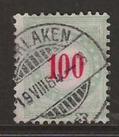 1883 : Porto Ausgabe Nr. 21AK, sauber gestempelt, KP 600.--