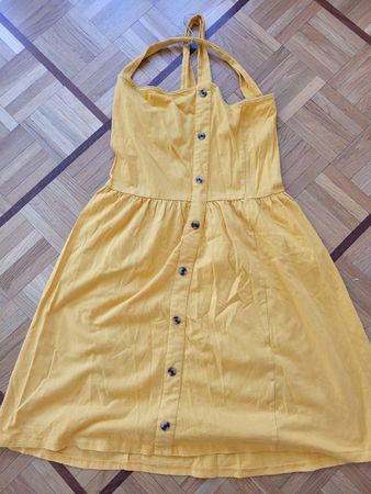 Schönes gelbes Kleid von Friboo Gr. 158 / 164