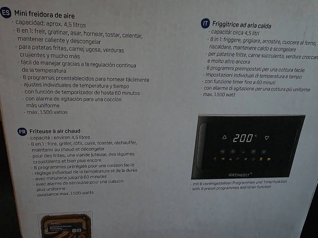 Elettrodomestici da cucina: Neue Heissluftfritteuse 4,5 l – Nuovo e nell'imballaggio originale da Staufen venduto da mar_wf6r 1