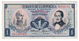 Kolumbien 1 peso 1973s-ss