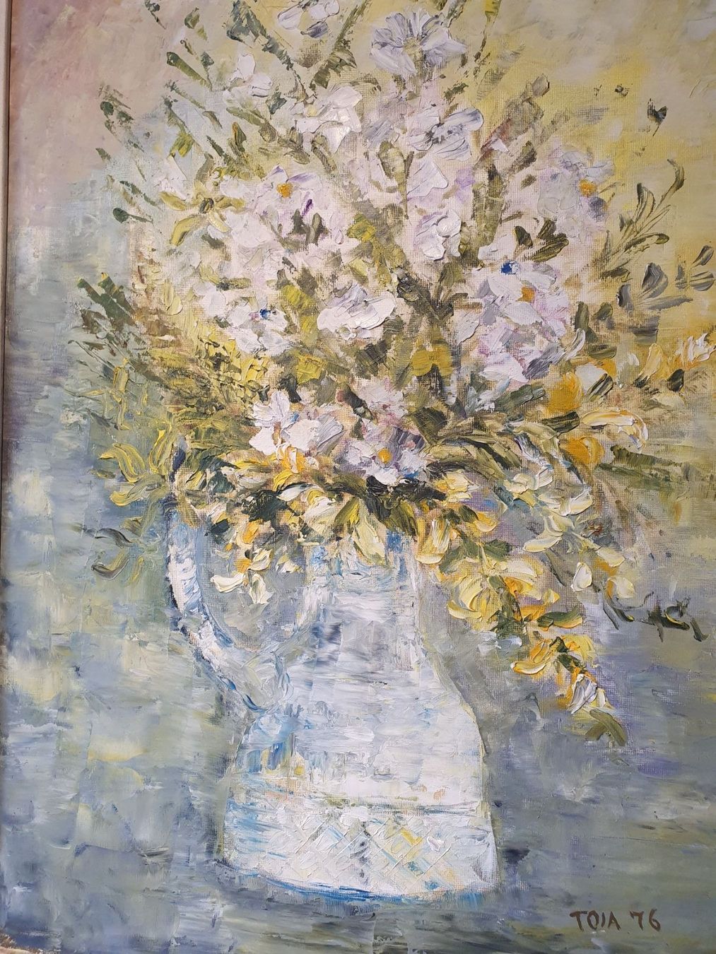 Gemälde: Top Ölbild "Blumenstrauss"-Toya Isenring – Gebraucht aus Fidaz von Montifino 1