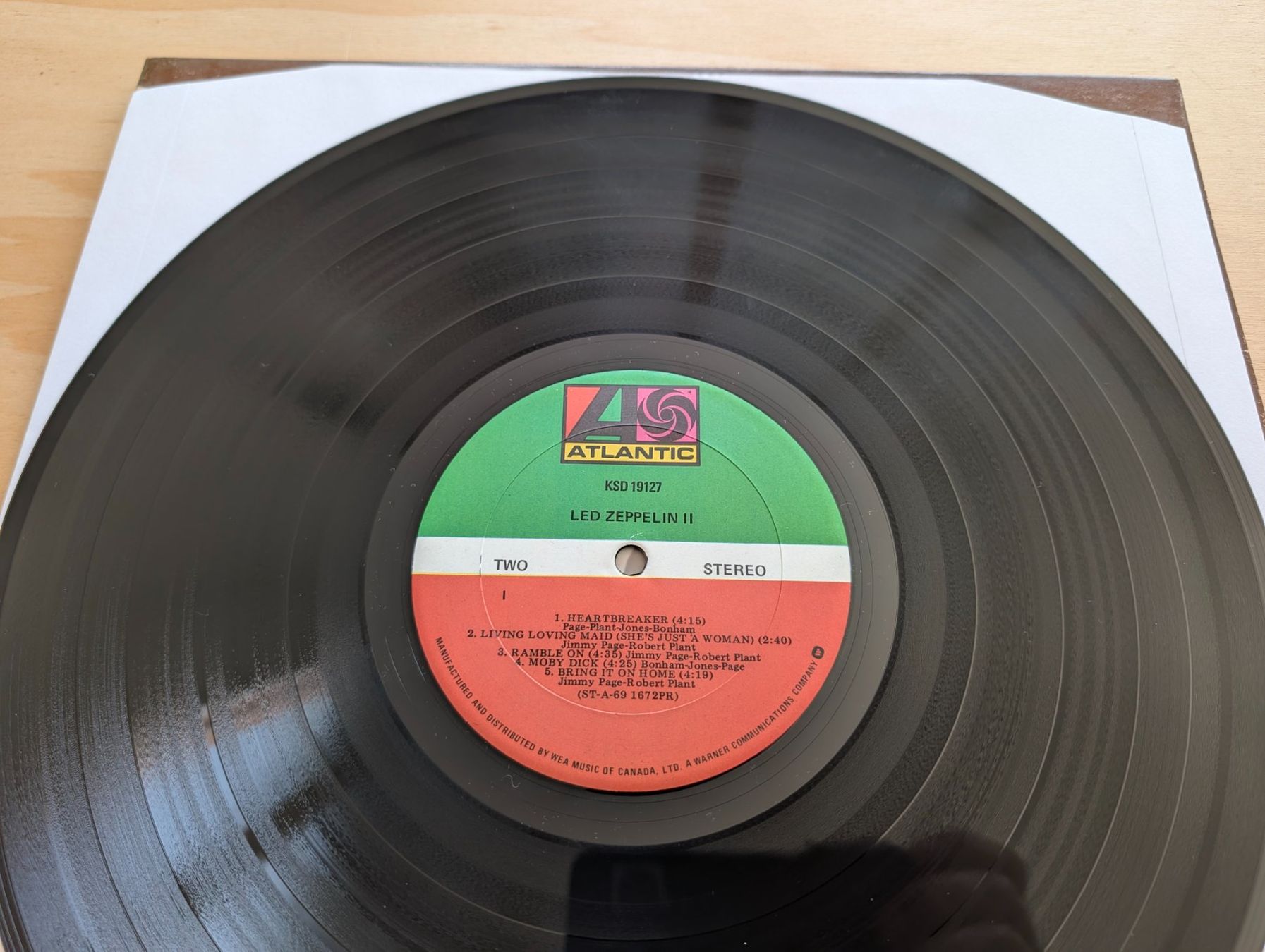Dischi in vinile: Led Zeppelin – Led Zeppelin II  CA – Usato da Ebikon venduto da kisuM 8