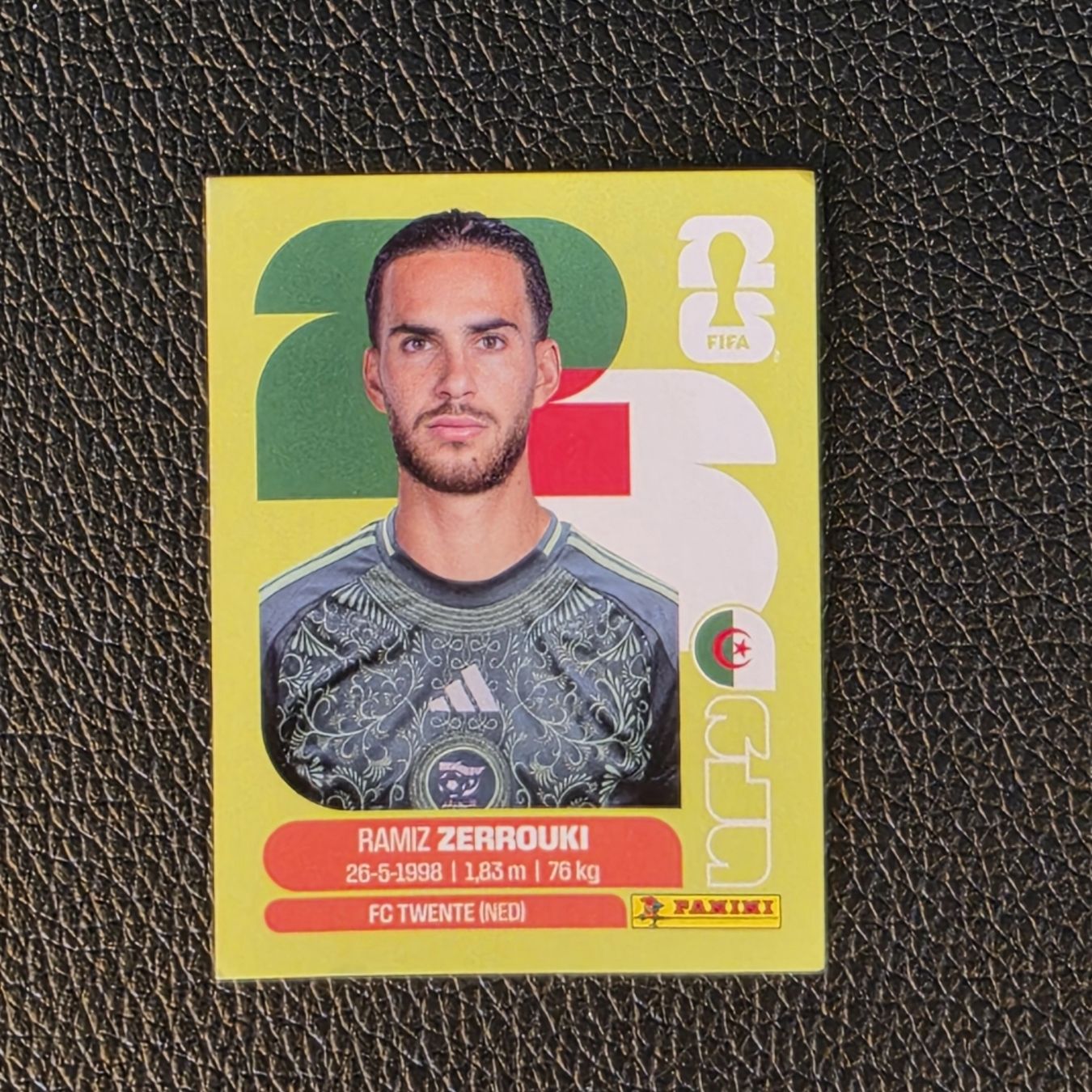 Panini Carte collezionabili: Ramiz Zerrouki ALG 11 Panini WM 2026 – Nuovo (secondo la descrizione) da Stäfa venduto da Espresso_Macchiato