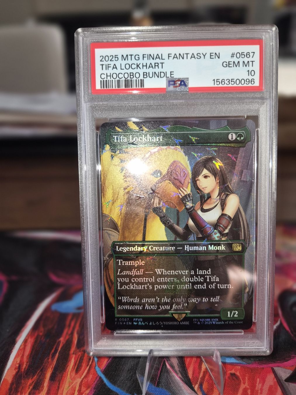 Magic The Gathering Cartes à collectionner: Magic TCG Tifa Lockhart Chocobo Bundle PSA 10 – Neuf (Voir description) à Castione par fra_gj2d