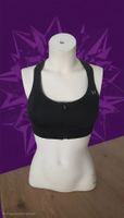 Sports Bra Under Armour black zipper front good condition