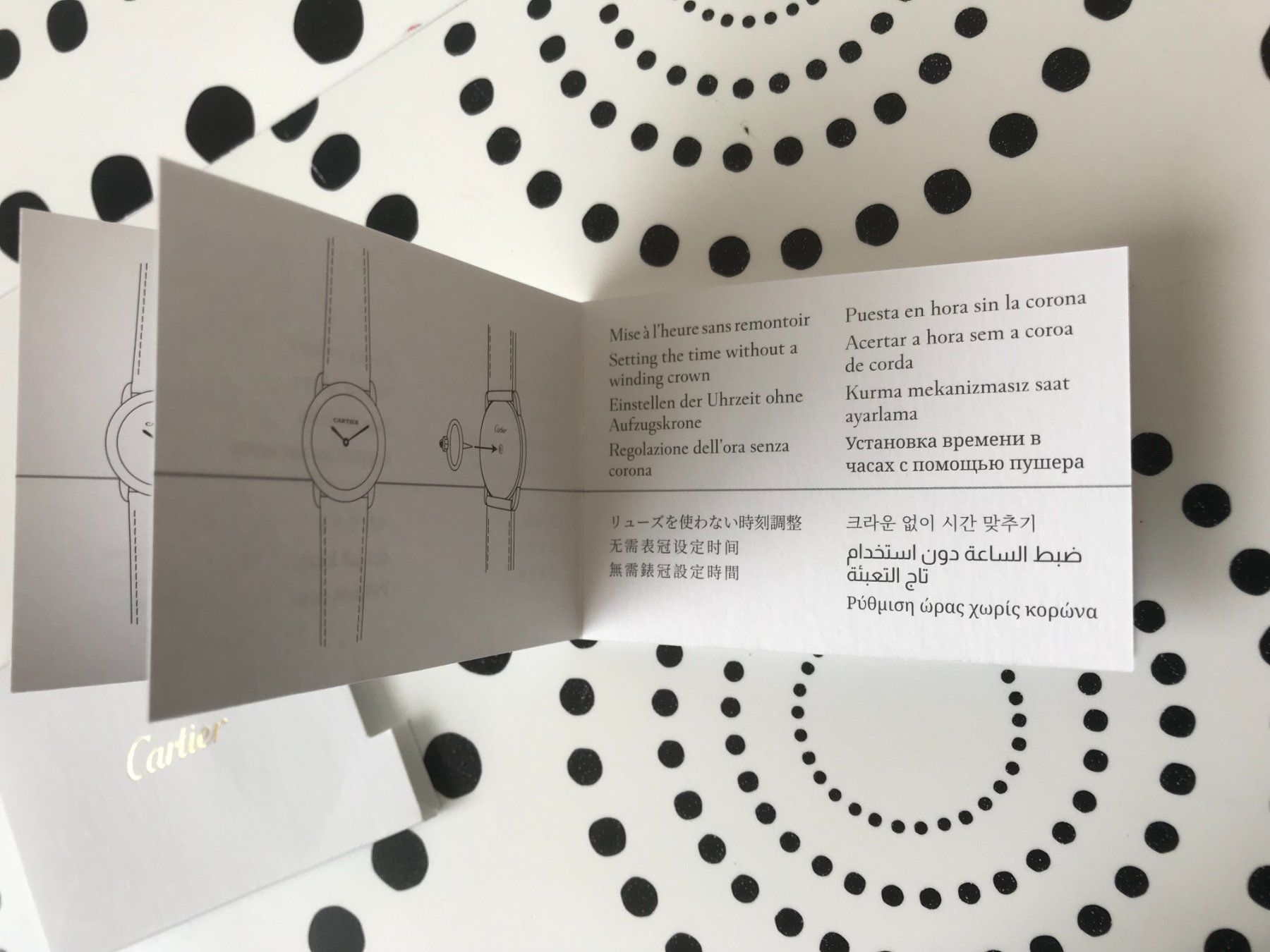 Documenti: SET CARTIER ORIGINAL - BOOKLETS - OPERATING ETC - NEW !!! – Nuovo (secondo la descrizione) da Epalinges venduto da dream-watch 2