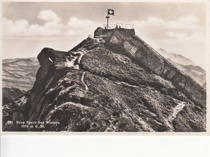Ansichtskarten: Speer, ca. 1950 – Gebraucht aus Bürglen TG von StampGraf