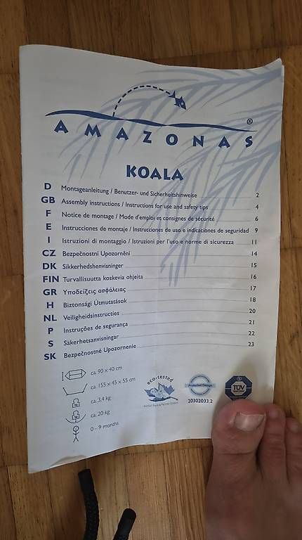 Amache: Babyhängematte Koala – Usato da Langendorf venduto da KarinZum 2