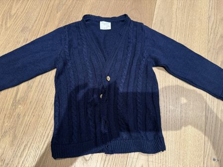 Süsse Baby Strickjacke, dunkelblau Gr. 86/18 Monate, NEU