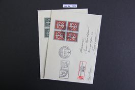 CH 1945 Briefe sauber gestempelt, mit Sonderstempel Los 7271