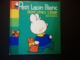 Petit Lapin Blanc dort chez César, Livre enfant, bon état
