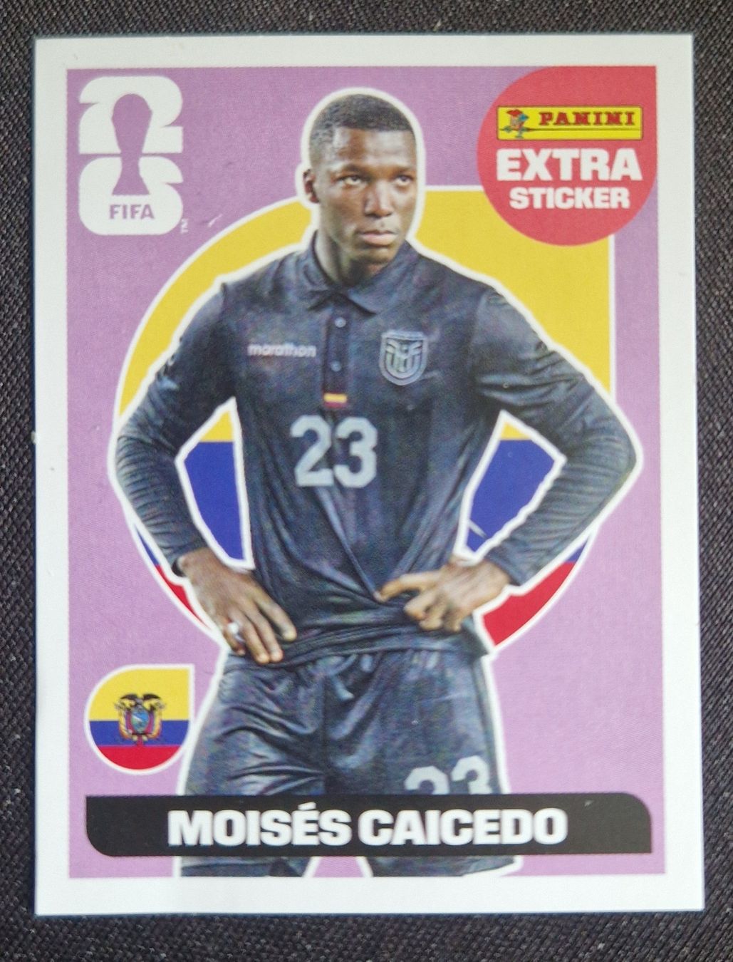 Panini Carte collezionabili: Panini FIFA 2026 Extra Sticker - Moisés Caicedo rare – Nuovo e nell'imballaggio originale da Villars-sur-Glâne venduto da MrLobTec