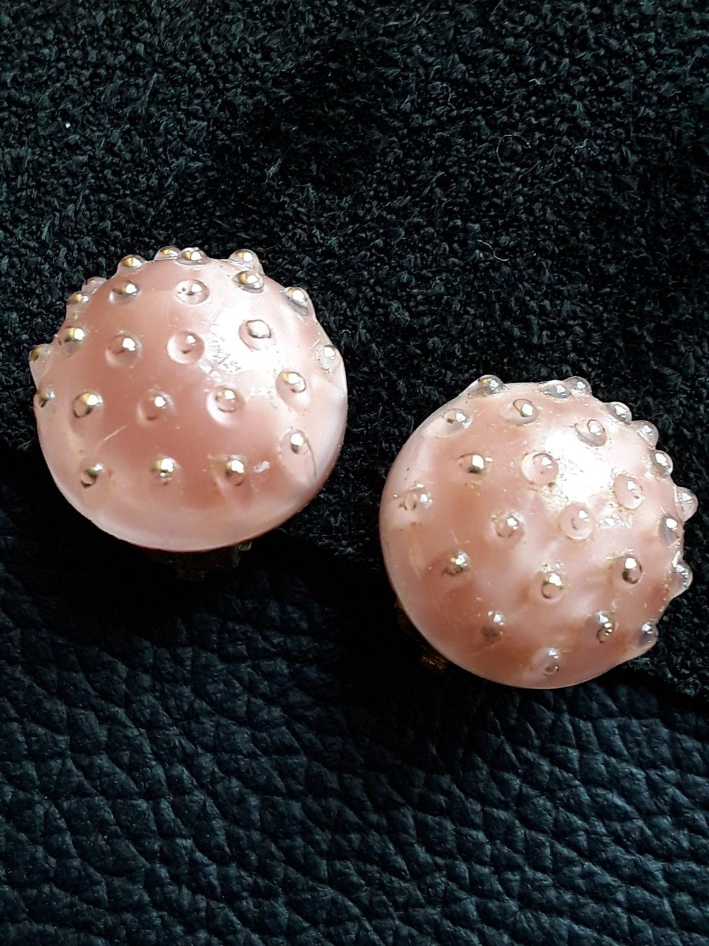Murano Orecchini pendenti & Orecchini a lobo: Vintage MURANO rosa Ohrclips ca 1930-40 – Usato da Zürich venduto da helsan 8