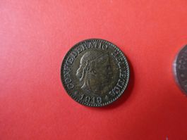 Schweiz 1919, 10 Rappen - Messing