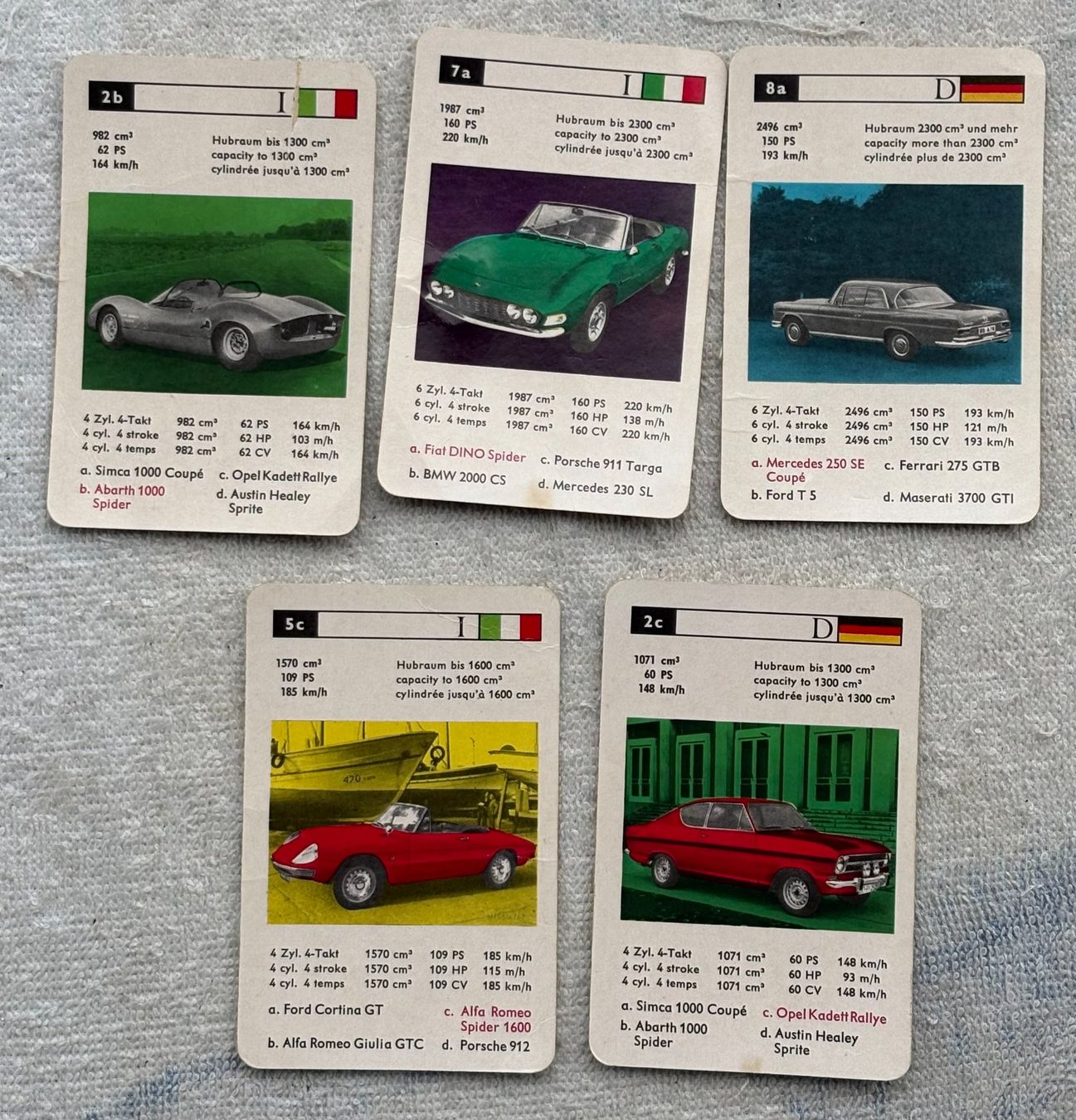 Giochi: ANTIKES AUTO QUARTETT – Difettoso da Ostermundigen venduto da wini63 4