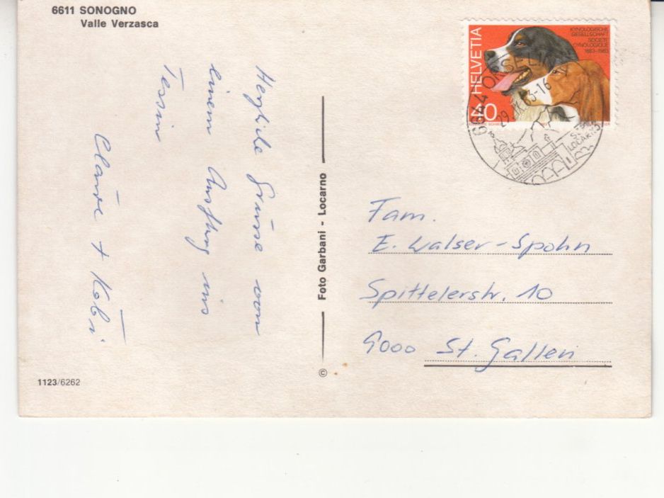 Cartes postales: Sonogno 1983 – D'occasion à Bürglen TG par StampGraf 1