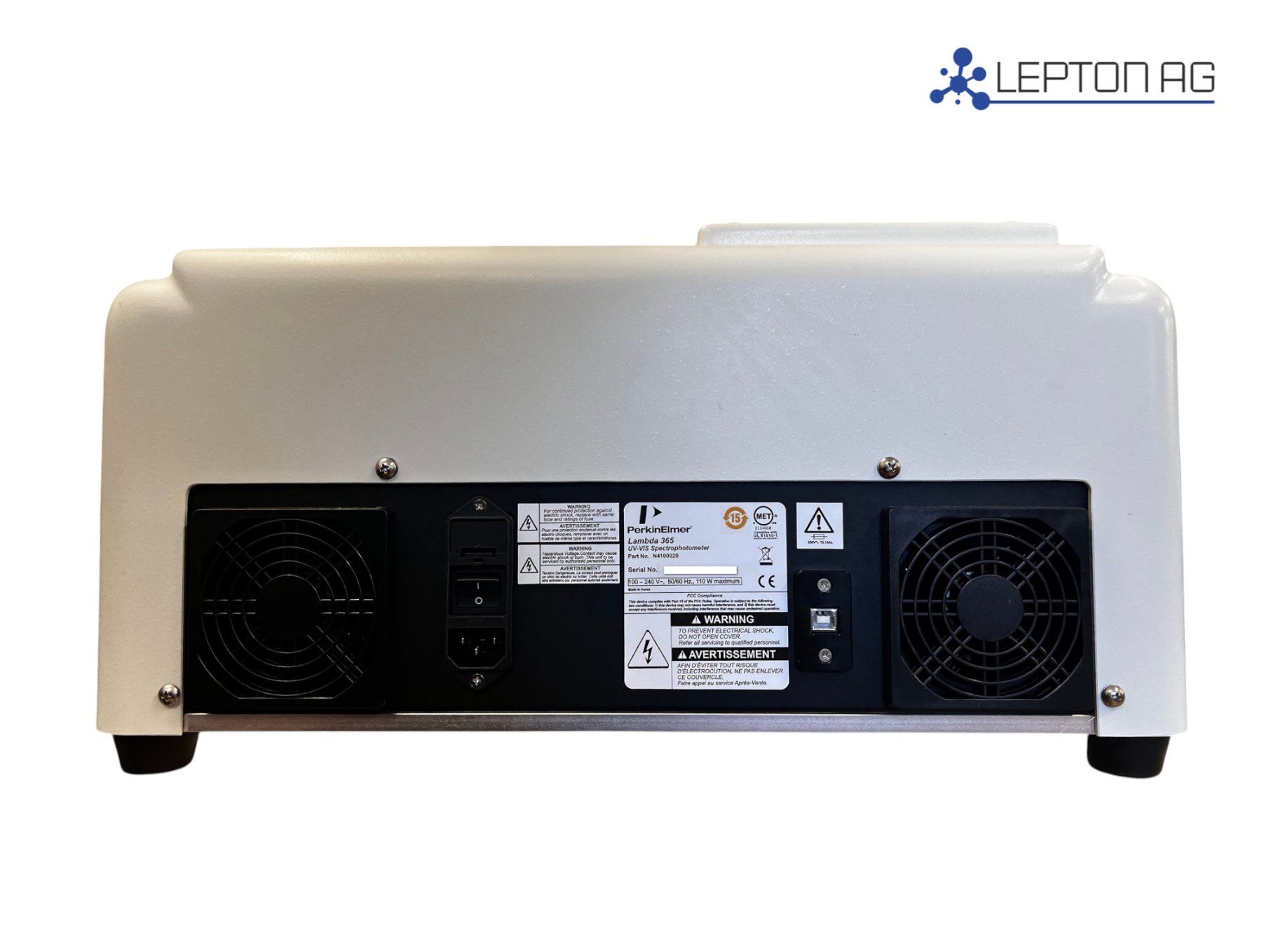 Laborzubehör: Perkin Elmer LAMBDA 365 UV Vis Double Beam Spectrophotometer – Gebraucht aus Niederdorf von LeptonAG_Labor 3