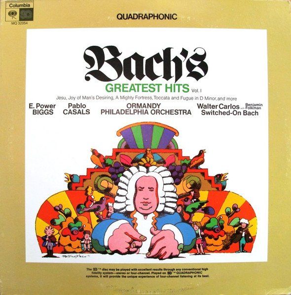 Dischi in vinile: Bach/Diverse: Bach's Greatest Hits LP Quadro – Nuovo (secondo la descrizione) da Steinhausen venduto da Vilivinili