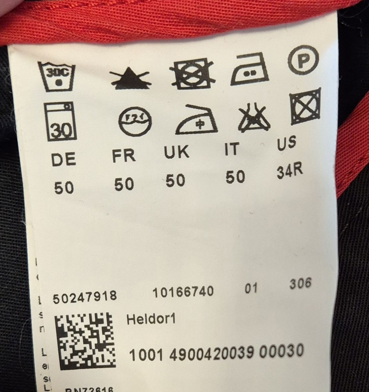Hugo Boss Pantaloni: Hugo Boss Hose Heldor1, Grösse 50 – Usato da Ellikon a d Thur venduto da GQ84 2
